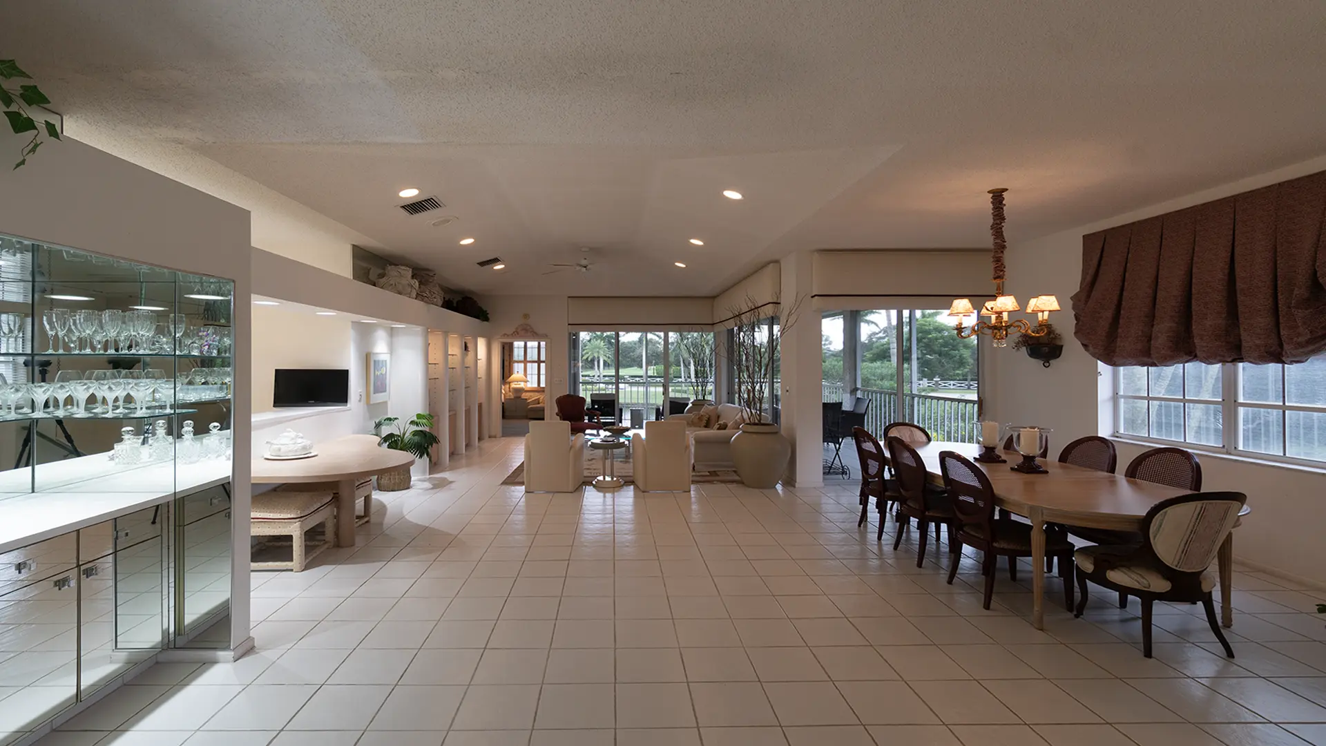 Raw living room before editing